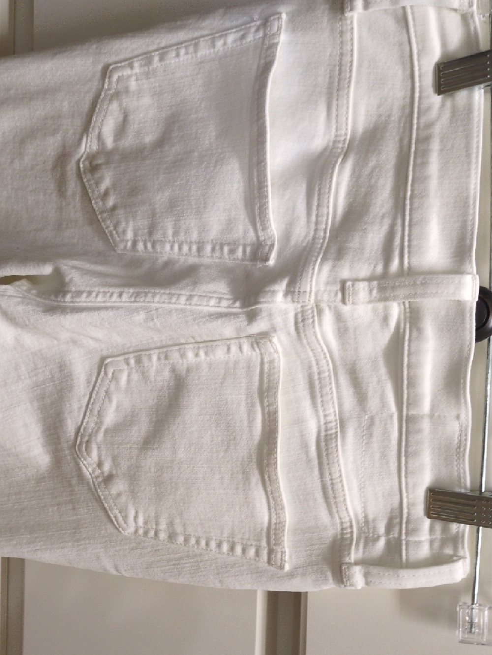 J. Crew White Bootcut Jeans - Women's Size 23P, Like New - Picture 5 of 6